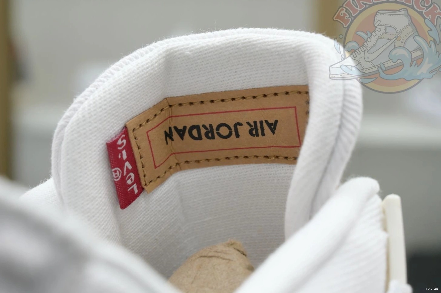 white Jordan Air Jordan tag) 4 levis (levis 0814